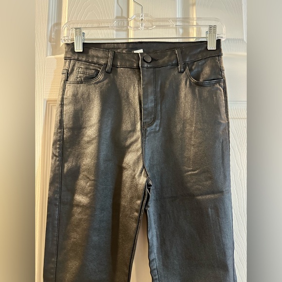 Faux leather pants. Never worn in size medium. - Picture 2 of 3
